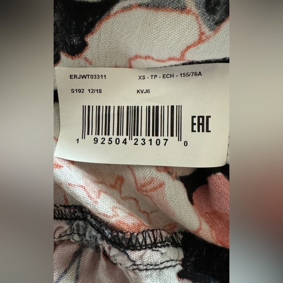 Roxy cropped floral tie top, XS - Picture 9 of 10